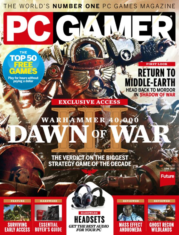 PC Gamer USA   Issue 292 June 2017 cover